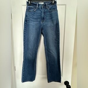 Abercrombie Ankle Straight Ultra High Rise